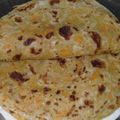 Cindy Kariuki's cooksnap of when they made Soft layered East African Carrot Chapati.