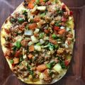 El cooksnap de Analía Argento cuando hizo Lehmeyun (Empanada armenia).