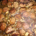El cooksnap de Quim cuando hizo Albóndigas con nabos y setas.