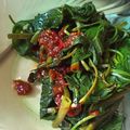 Cooksnap dari Dina untuk resep Rujak Kangkung Khas Kuningan