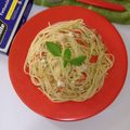 Cooksnap dari Mamah Galang untuk resep Spaghetty Aglio olio ayam