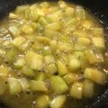 El cooksnap de Susana Hernández Seijas cuando hizo Calabacín con mostaza y miel.