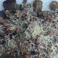 El cooksnap de Andrea Lamos Lloyd cuando hizo Berenjenas con carne molida.