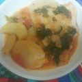 El cooksnap de fany milsztein cuando hizo Merluza con patatas.