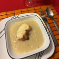 El cooksnap de Lore Queen cuando hizo Sopa de cebolla.