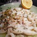 El cooksnap de "Cocina con Celi" cuando hizo Sepia a la plancha.