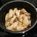 El cooksnap de Nanycall cuando hizo Pollo al ajillo.