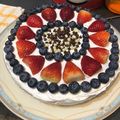 Cooksnap-ul lui Delia-Ioana Sauciuc atunci când a preparat Prăjitură cu căpșuni și blat de nucă!.