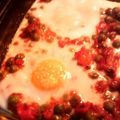 El cooksnap de Manuel Gomez del Corral cuando hizo Huevos a la flamenca o huevos al plato.