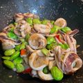 รูป Cooksnap ของ Trakarnta Pramoon เมื่อเขาทำ สะตอผัดกะปิหมึกไข่ (Stir fried stink beans with squid in shrimp paste sauce)