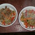 El cooksnap de Clau Clau cuando hizo Chop Suey con Carne - Comida China.