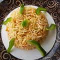 Panky Desai's cooksnap of when they made સેઝવાન ફ્રાઈડ રાઈસ.(sezwan fried rice in Gujarati.).