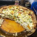 El cooksnap de Teresita Ubalde cuando hizo Tarta rústica de pollo y verduras.