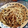 El cooksnap de Juan cuando hizo Salteado de verduras con fideos.