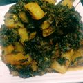 Pinky VinOd Ramnani's cooksnap of when they made Aloo meethi.