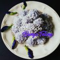 Cooksnap Nur Azliani Amer semasa beliau membuat Onde-onde Bunga Telang.