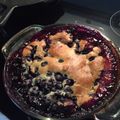 Lora Akers's cooksnap of when they made Blueberry Cobbler.