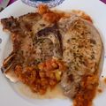 El cooksnap de Laura cuando hizo Chuletas de cerdo a la provenzal.