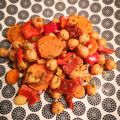 Maresa's cooksnap of when they made Lauwarmer Kichererbsen-Gemüse-Salat.