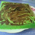 Cooksnap dari Welga Anggreani untuk resep Bolu Pandan Marmer Kukus