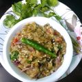 Nandini Mukherjee Ghosh's cooksnap of when they made বেগুন পোড়া(Begun pora recipe in bengali).