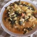El cooksnap de Isabel Casi cuando hizo Arroz meloso con acelgas. Arròs en bledes.