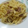 Cooksnap dari icha icha untuk resep Spagetti Carbonara Ala Anak Kost