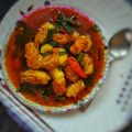 Tina Chakraborty let's Cook's cooksnap of when they made Yum prawn curry.