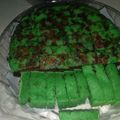 Cooksnap dari Mega Nanda untuk resep Brownies coklat pandan kukus