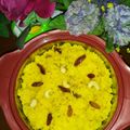Jharna Shaoo's cooksnap of when they made বাসন্তী পোলাও (Basonti polao recipe in bengali).