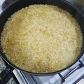 El cooksnap de Pablo Andretta cuando hizo Arroz con azafrán.