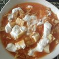 El cooksnap de Lily Monroy cuando hizo Sopa azteca.