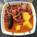 El cooksnap de Tonysantos cuando hizo Alubias rojas con chorizo asturiano y jamón.