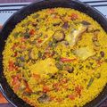 El cooksnap de IVJ89 cuando hizo Paella de bacalao fresco y boletus.