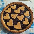 il Cristina quando ha preparato Crostata con frolla al cocco e confettura di ciliegie 😍