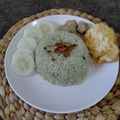 Cooksnap dari Ilma Mahdiya untuk resep Nasi goreng hijau bayam