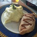 El cooksnap de Sukii Sanz cuando hizo Pollo barbacoa con papas y morrones.