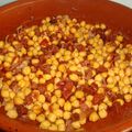 El cooksnap de latuto cuando hizo Garbanzos fritos con jamón y chorizo ibérico.