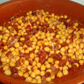 El cooksnap de latuto cuando hizo Garbanzos fritos con jamón y chorizo ibérico.