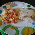 El cooksnap de Carla Romina Laguia cuando hizo Filet de merluza con crema de verdeo.