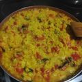 El cooksnap de Sofia cuando hizo Arroz con mejillones y su socarrat.