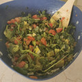 El cooksnap de Ivette Castro cuando hizo Ensalada supernutritiva, de nopales y verdolagas.