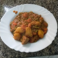El cooksnap de canaljuanca juanca cuando hizo Ternera en salsa con guisantes y zanahoria.