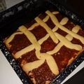 El cooksnap de Stella Navas cuando hizo Pasta frola.