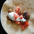 hbrewer's cooksnap of when they made Quick & Easy Greek Themed Meatballs with lemon-dill sauce.
