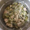 El cooksnap de LuzMa SG cuando hizo Pollo en rajas de chile poblano.