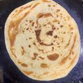 Sarosh Zeeshan's cooksnap of when they made Anda with lachedaar paratha.
