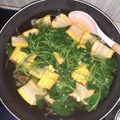 Cooksnap dari Nova Novita Auliya untuk resep Sayur Bening Bayam & Jagung Manis