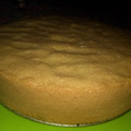 El cooksnap de Giuliana Das Biaggio cuando hizo Bizcochuelo para torta de cumpleaños.