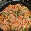 El cooksnap de Caro Fregoso cuando hizo Arroz Frito de Vegetales (o Mixto).
